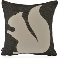 H.O.C.K. Dekokissen "Eichhörnchen", schwarz-weiß (schwarz, weiß), B:40 H:10 L:40,