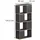 Vicco Raumteiler Eneos 60 x 124,5 x 24 cm Braun
