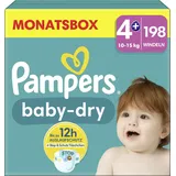 Pampers Baby-Dry Gr. 4+ (10-15 kg) 198 St.