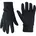 Damen Fingerhandschuhe schwarz XS