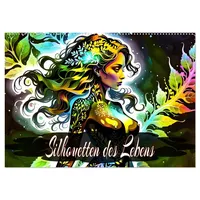 Calvendo Wandkalender Silhouetten des Lebens (Wandkalender 2026 DIN A2