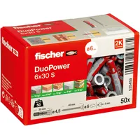 Fischer Dübel DuoPower 6 x 30 S 50 Stück