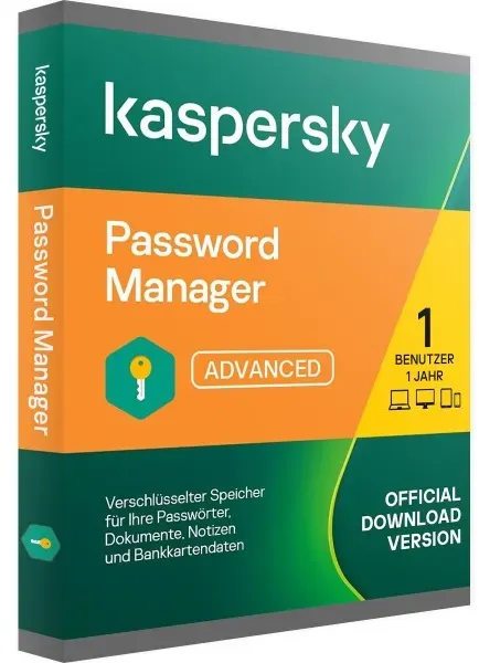 Kaspersky Password Manager 2025 | 1 Gerät / 1 Jahr | Download