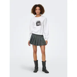 Only Hosenrock kariert Grau 40