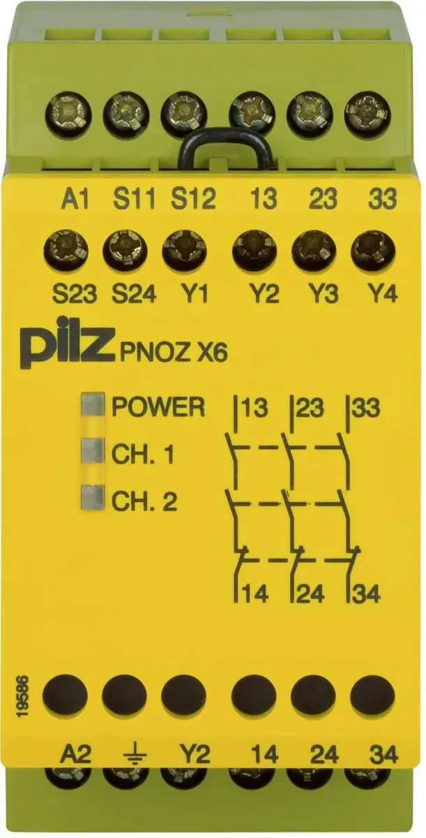 Pilz Not-Aus-Schaltgerät PNOZ X6 #774721