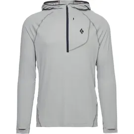 Black Diamond - Alpenglow Pro Hoody - Longsleeve Gr L grau