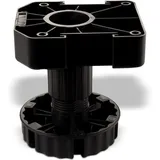 SOTech Möbelfuß 100 mm Schwarz