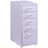 [en.casa] Kökar Schubladenschrank 69 cm x 28 cm x 41 cm lila
