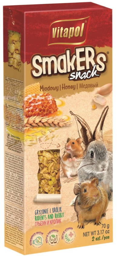 VITAPOL Smakers Kolben Honig für Nagetiere und Kaninchen (Rabatt für Stammkunden 3%)