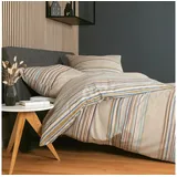 JANINE Bettwäsche Davos 65153 naturell 135x200 cm + 80x80 cm - beige