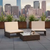 MuCoLa Lounge-Set braun 10001775