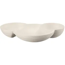 Guzzini Vorspeisenteller - Milchweiß, 29,5 x 21,4 x h5,2cm - 171200156, Weiß