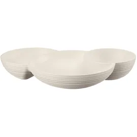 Guzzini Vorspeisenteller - Milchweiß, 29,5 x 21,4 x h5,2cm - 171200156, Weiß