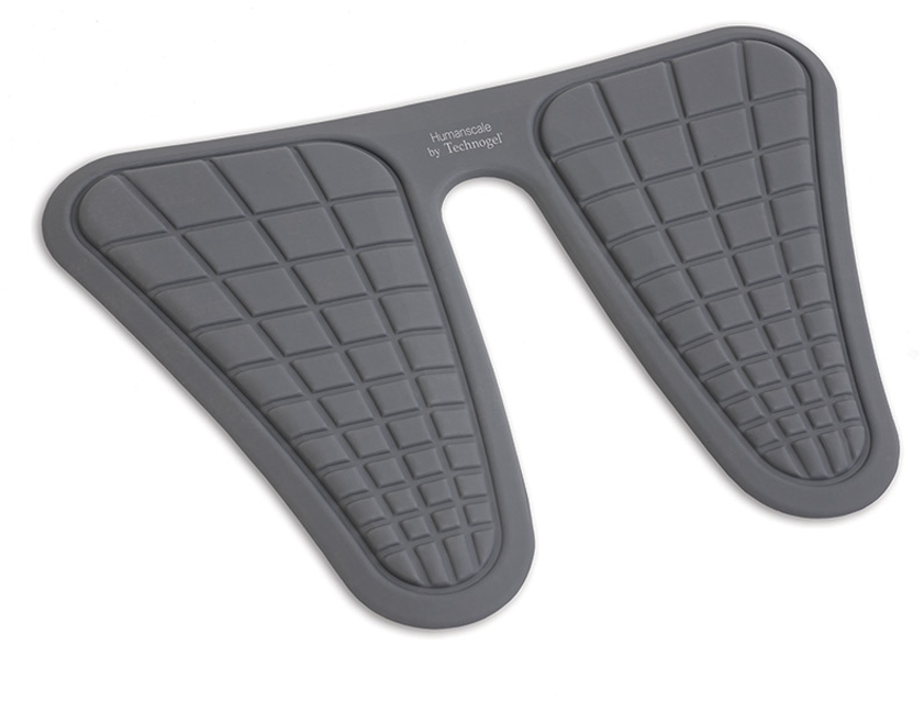 Humanscale Monarch-G - Fußmatte für ergonomischen Arbeitsplatz - Grau