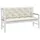 vidaXL Gartenbankauflage 150 x 50 x 7 cm melange creme 2 St.