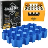 sl-Eisblock Eisblock 24 x 0,33 l Flaschenkühler 34 x 25 x 6 cm Blau