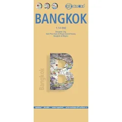 Bangkok 1 : 14 000. City Centre Map