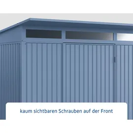 EcoStar Trend-P Typ 2,38 x 2,38 m taubenblau Einzeltür