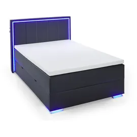Meise Möbel Colorado II Boxspringbett inkl. Bettkasten mit Bonnellfederkernbox Kunstleder - Braun