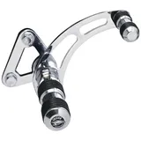Falcon Round Style Fußrastenanlage silber, | 65401903