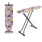 hausleben Bügelbrett - Bügeltisch, Bügelpress Ironing Board, Bügelbrett klappbar, Bügelbrettter, Bügelbrett für Dampfbügelstation, höhenverstellbar (Farbe 3)