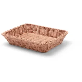HENDI Brotkörb, Brötchenkorb, Körbe, Verstärkt durch einen Stahlrahmen, GN 1/2, 325x265x(H)65mm