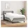vidaXL Boxspringbett 100 x 200 cm Hellgrau