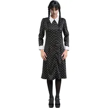 Chaks Wednesday Kostüm Print Kleid Damen Gr. L