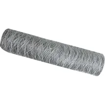 vidaXL Sechseckgeflechtzaun Silber 0,5 X 50 M Verzinkter Stahl Vidaxl