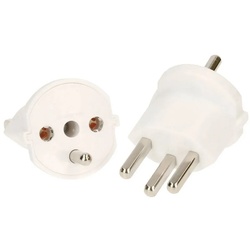 Max Hauri AG Fixadapter Typ23/Schutzkontak Reiseadapter