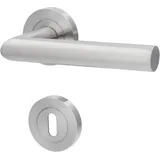 Alpertec BB-Rosettengarnitur Solid 9 Edelstahl Silber