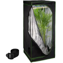 Relaxdays Growbox Indoor 180 x 80 x 80 cm Schwarz-Grün