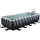 EXIT TOYS Black Leather Pool Set 540 x 250 x 122 cm inkl. Sandfilterpumpe