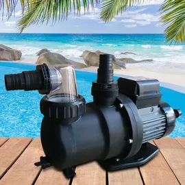 Steinbach Filterpumpe SPS 100-1T, selbstsaugend, 230 V/550 W, Q= 158 l/min, max. Pumphöhe 10 m, mit Zeitschaltuhr, 040917
