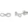 Tom Tailor Ohrstecker Infinity Silber 925 2100585 4,0 mm