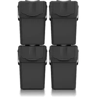 KEDEN Sortibox 4x25 l Schwarz