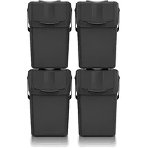 KEDEN Sortibox 4x25 l Schwarz