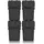 KEDEN Sortibox 4x25 l Schwarz
