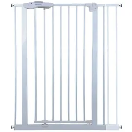 RAMROXX Treppenschutzgitter 85-95 cm Weiß