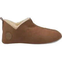 SHEPHERD Hausschuhe Lammfell Braun 38