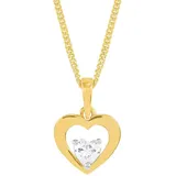 Amor Kette mit Anhänger "2014399", 375er Gelbgold, gold