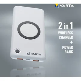 Varta Wireless Power Bank 10000 mAh weiß