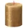 Bolsius Stumpenkerze Rustik Shimmer 8 cm gold