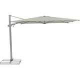 SUNCOMFORT Varioflex Ampelschirm 300x300cm Hellgrau