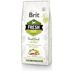BRIT Fresh duck with millet active run & work 2,5 kg