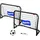 Best Sporting Fußballtor Mini Goaly Schwarz 24x60x45 cm
