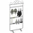 Relaxdays Ohrringhalter, Silber Metall, 16.5x30.5x6.5 cm, Eisen, Schmuckhalter,