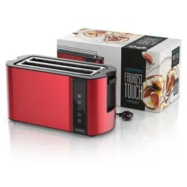 Arendo Langschlitz-Toaster Rot
