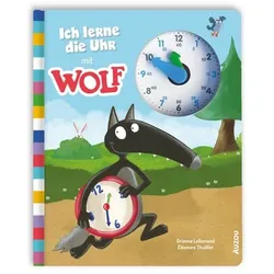 Ich lerne die Uhr mit Wolf