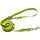 Herm Sprenger Gummierte Leine, 3-Fach verstellbar - neon gelb, 230 cm (2,3 m)